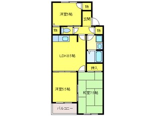 ボナールの物件間取画像